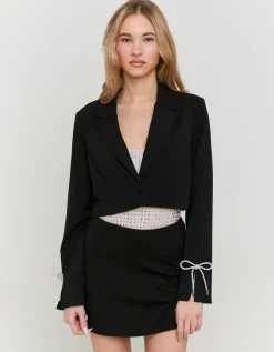 Blazer Court avec Nœuds en Strass^Tally Weijl Fashion