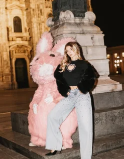 Jean Baggy Clair Taille Mi-Haute Clouté^Tally Weijl Best