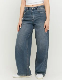 Jean Baggy Foncé Taille Mi-Haute^Tally Weijl Clearance