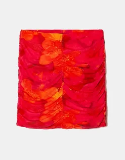 Mini Jupe en Mesh avec Imprimé Floral^Tally Weijl Clearance