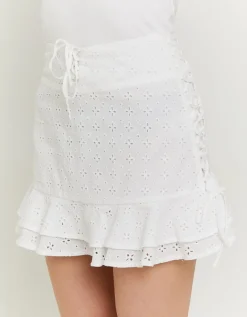 Mini-Jupe en Broderie Anglaise he^Tally Weijl Outlet