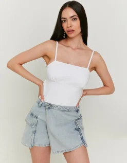 Mini-Jupe en Denim Cargo Portefeuille^Tally Weijl Best