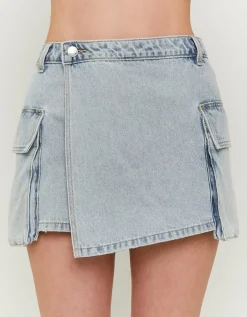 Mini-Jupe en Denim Cargo Portefeuille^Tally Weijl Best