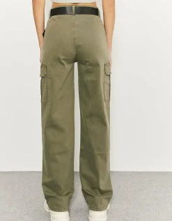 Pantalon Cargo Jambe Large à Ceinture^Tally Weijl New
