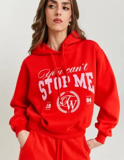 Sweat à Capuche Oversize Imprimé^Tally Weijl Discount