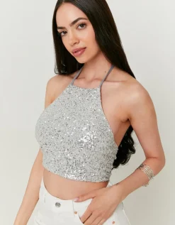 Top Dos Nu à Sequins^Tally Weijl Fashion