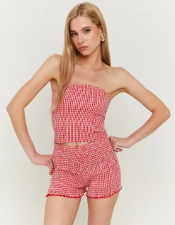 Top Bandeau Imprimé Vichy^Tally Weijl Sale