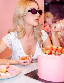 Top en Dentelle Imprimé Floral^Tally Weijl New