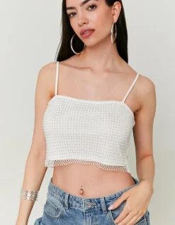 Top en Filet avec Strass^Tally Weijl Discount
