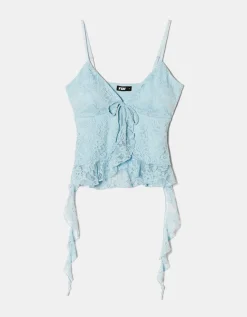 Top Clair en Dentelle et à Volants^Tally Weijl Outlet