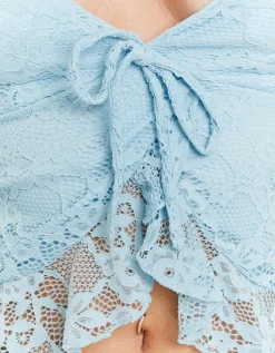Top Clair en Dentelle et à Volants^Tally Weijl Outlet