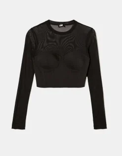 Top corset manche longue^Tally Weijl Sale