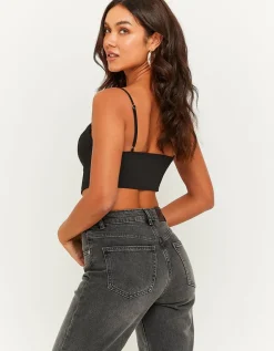 Top corset à lacets avec strass^Tally Weijl Sale