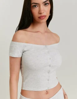 Top Epaules Nues, Dos Boutonné^Tally Weijl Clearance
