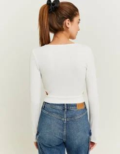 T-shirt basique avec découpes latérales^Tally Weijl Hot