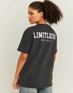 T-shirt loose delavé style T-Shirt de Football^Tally Weijl New