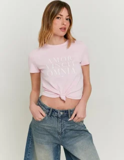 T-Shirt à Nouer avec Imprimé^Tally Weijl Fashion