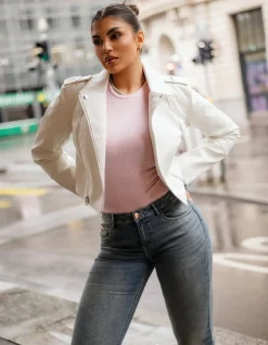 Veste Biker he Toucher Fausse Peau de Serpent^Tally Weijl Best